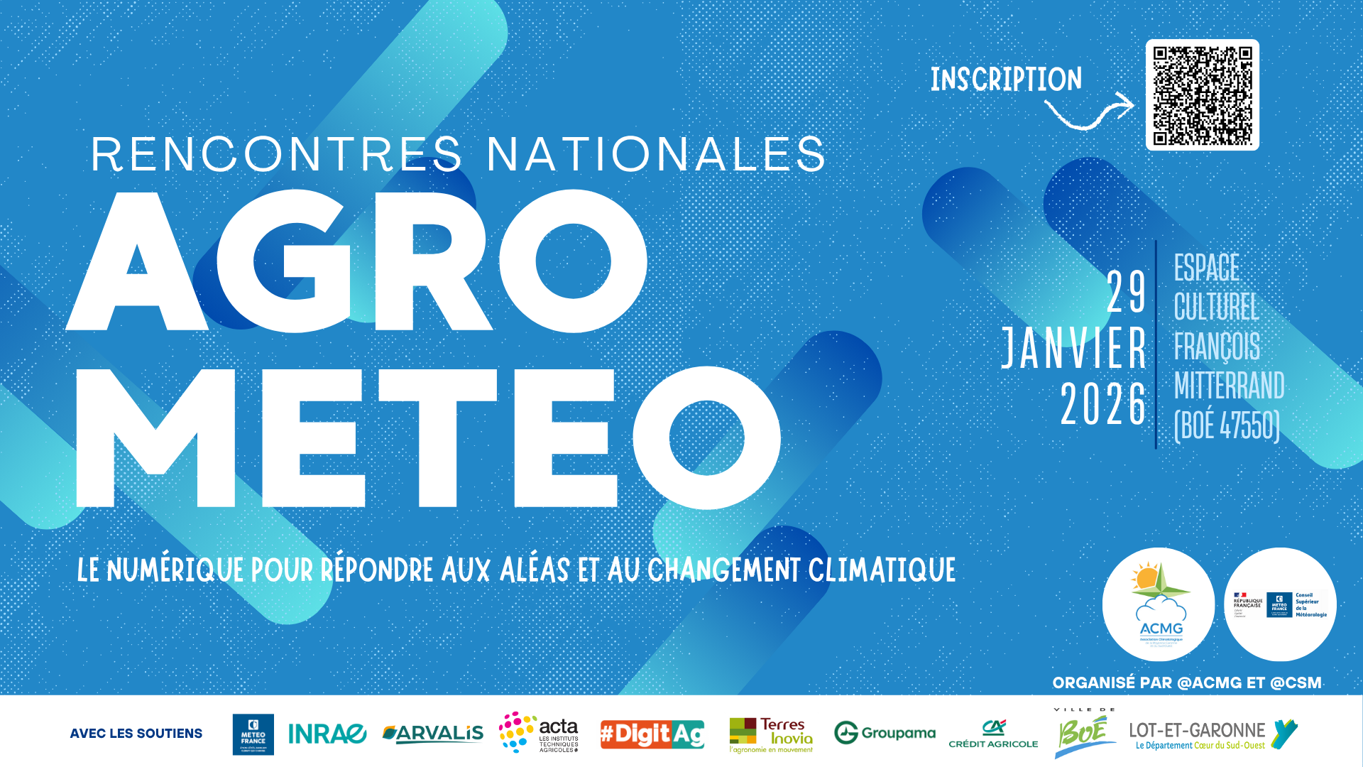 Les Rencontres Nationales Agro'Météo 2026